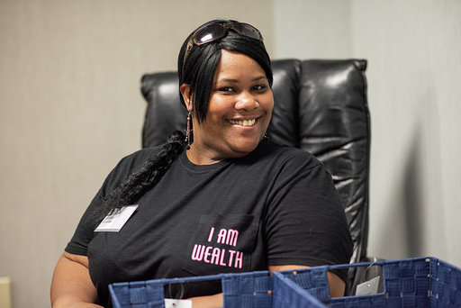 A Women Beyond Limits member at the event.